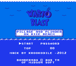 Wario Blast - Pillage and Plunder on Rice Beach